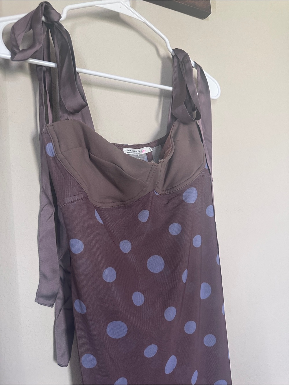 NWT Free People Intimately Got Glam Mesh Midi Slip Dress - Picture 4 of 5
